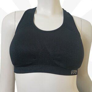 Marika Black Racerback Sports Bra Size S Removable Pads Wireless Pullover